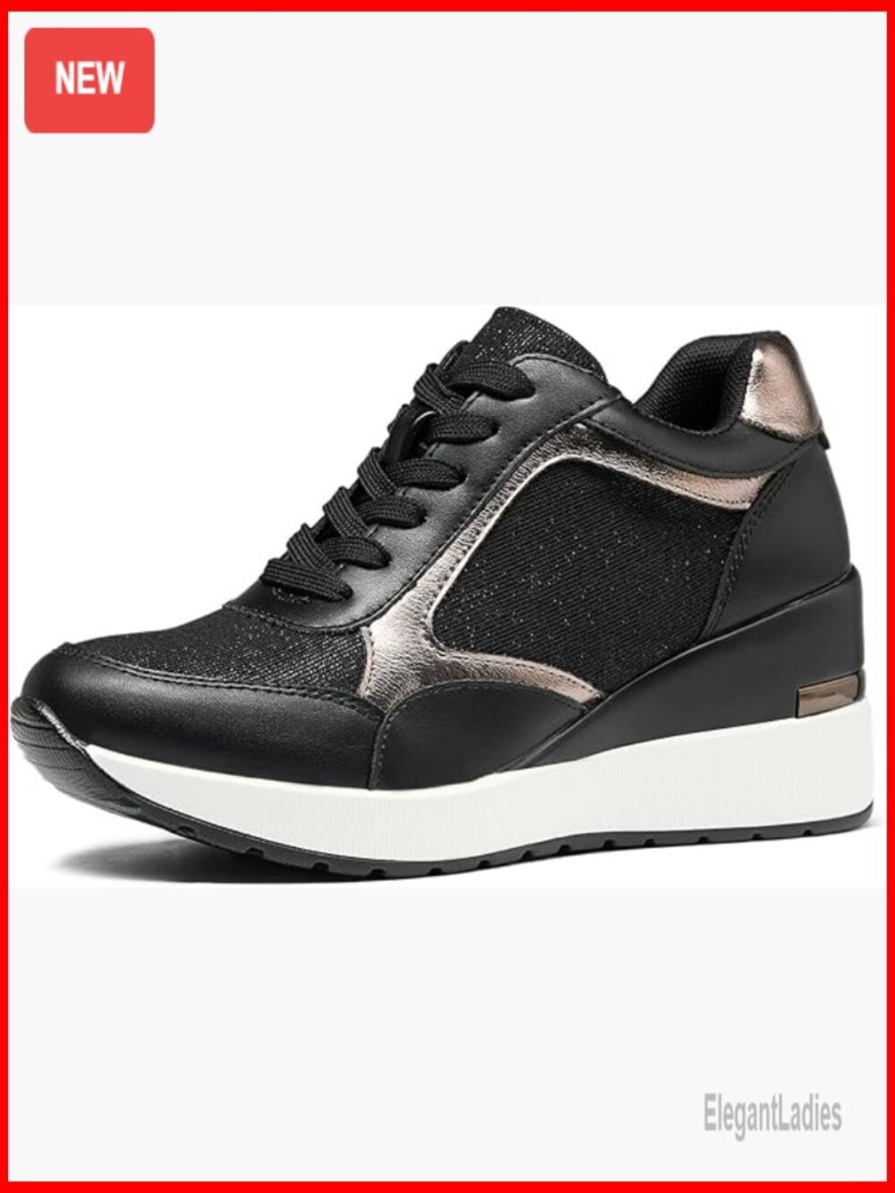 Wedge Sneakers Non-Slip Lightweight Platform Walking Shoes for Women
